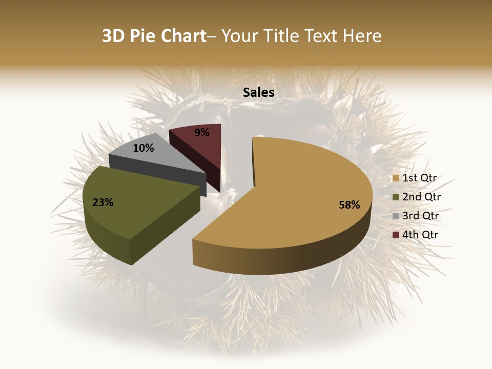 Leaf Edible Spiny PowerPoint Template