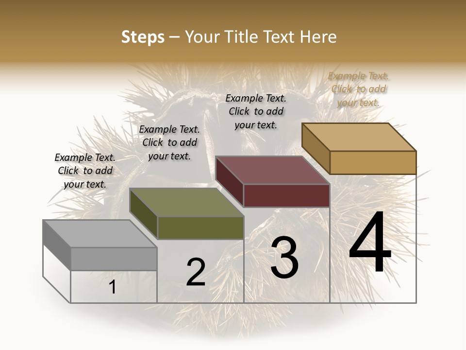 Leaf Edible Spiny PowerPoint Template