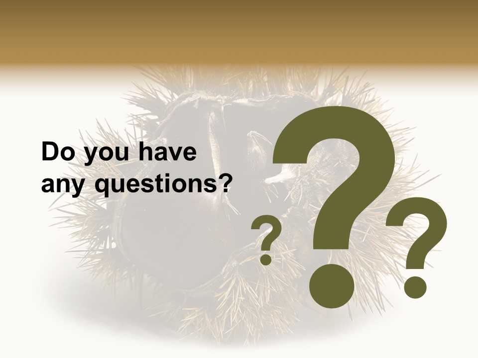 Leaf Edible Spiny PowerPoint Template