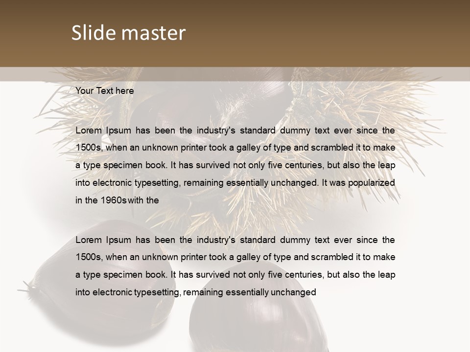 Autumn Crop Tree PowerPoint Template