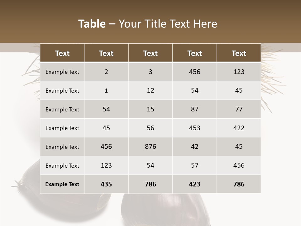 Autumn Crop Tree PowerPoint Template