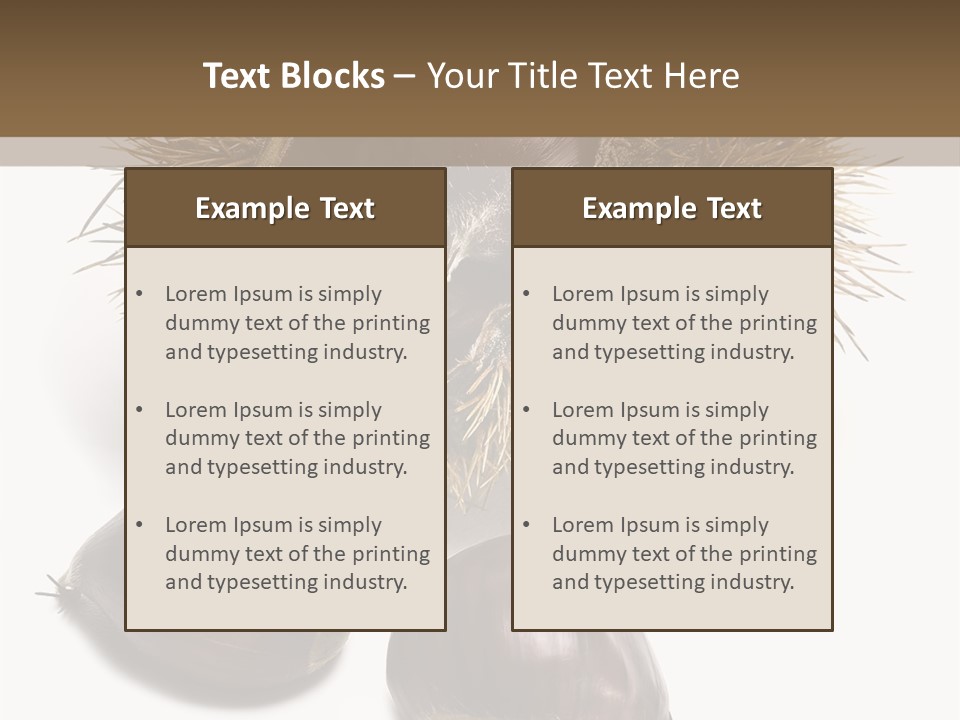 Autumn Crop Tree PowerPoint Template