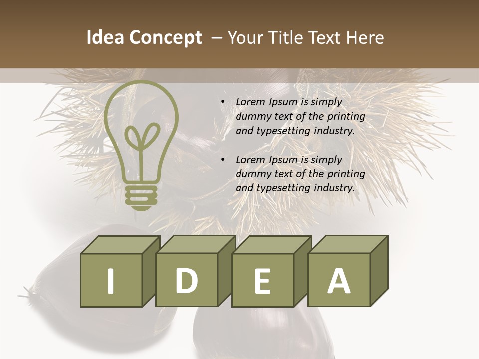 Autumn Crop Tree PowerPoint Template