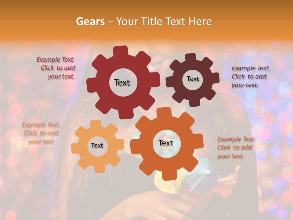 People Positive Wine PowerPoint Template