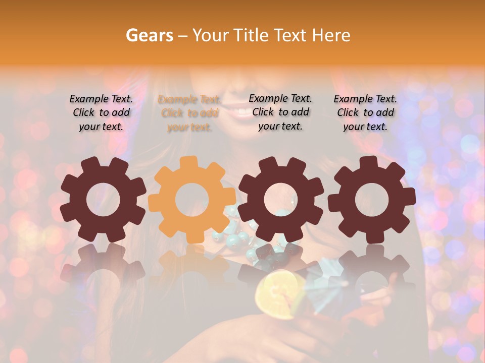 People Positive Wine PowerPoint Template