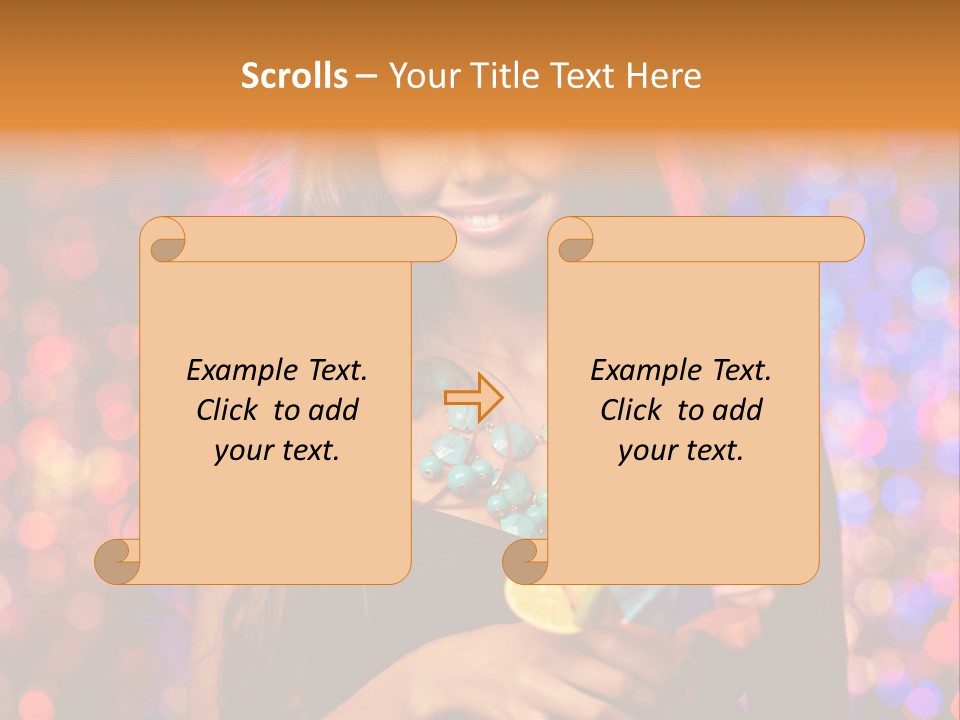 People Positive Wine PowerPoint Template