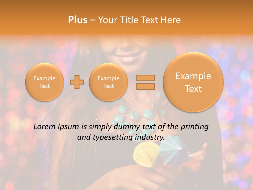 People Positive Wine PowerPoint Template