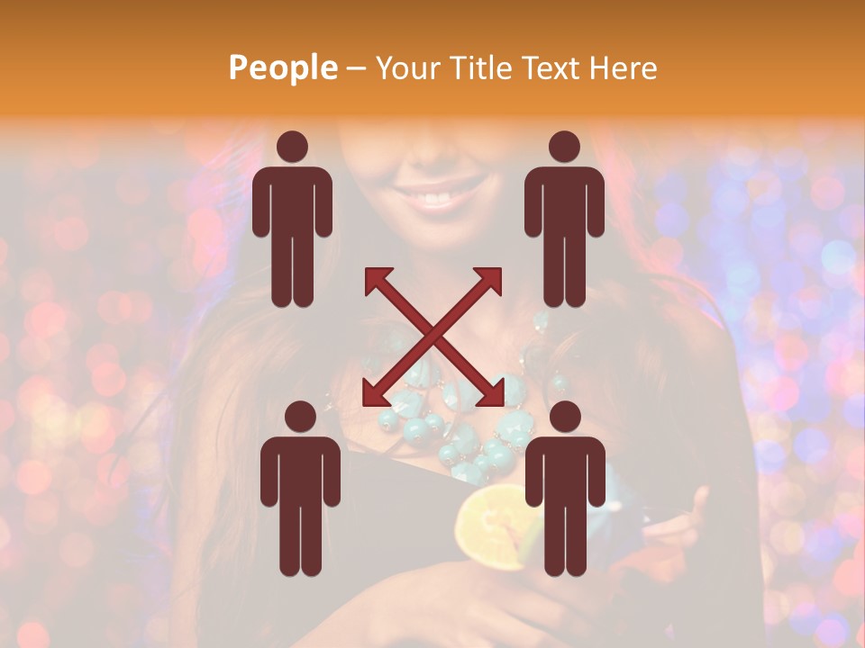 People Positive Wine PowerPoint Template