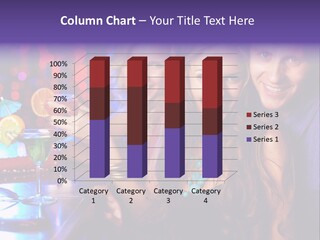 Foreground Attractive Woman PowerPoint Template