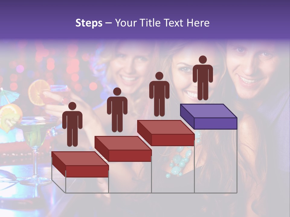 Foreground Attractive Woman PowerPoint Template