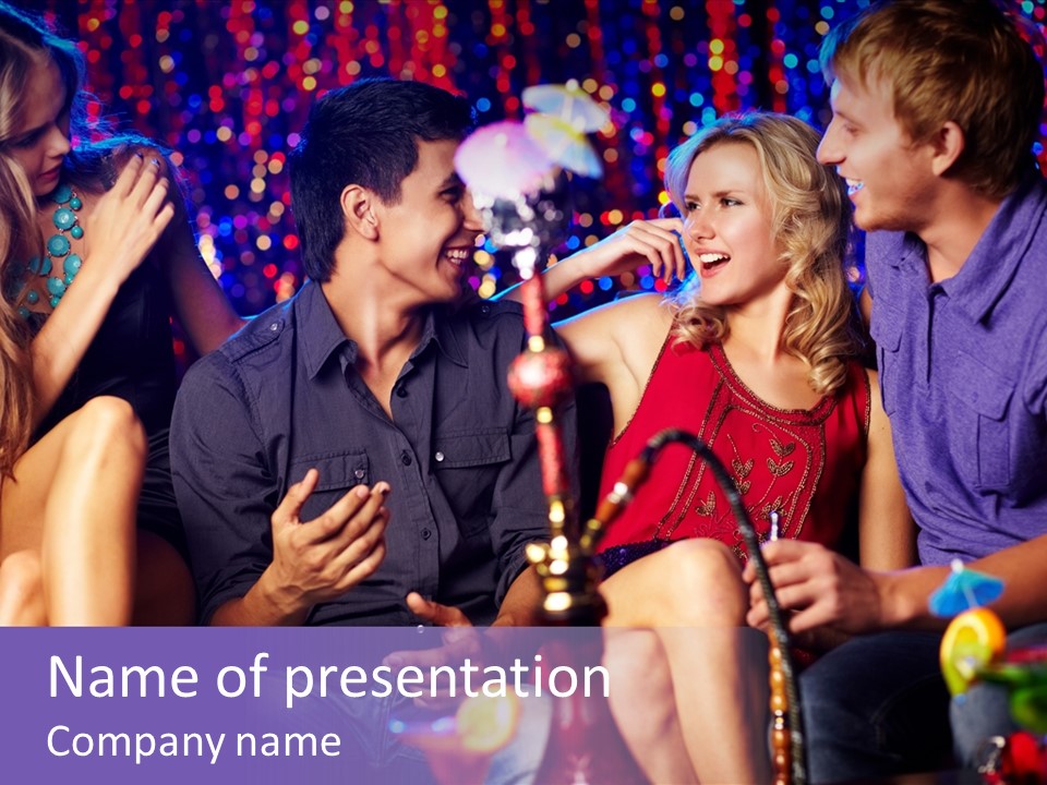 Happy Friendship Party PowerPoint Template