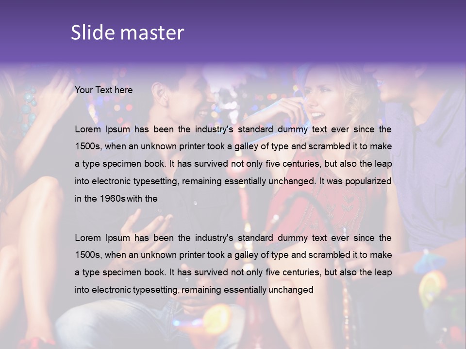 Happy Friendship Party PowerPoint Template