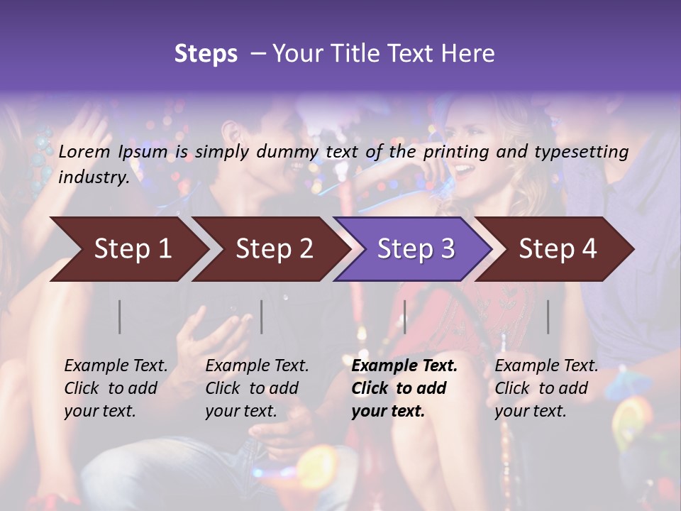 Happy Friendship Party PowerPoint Template