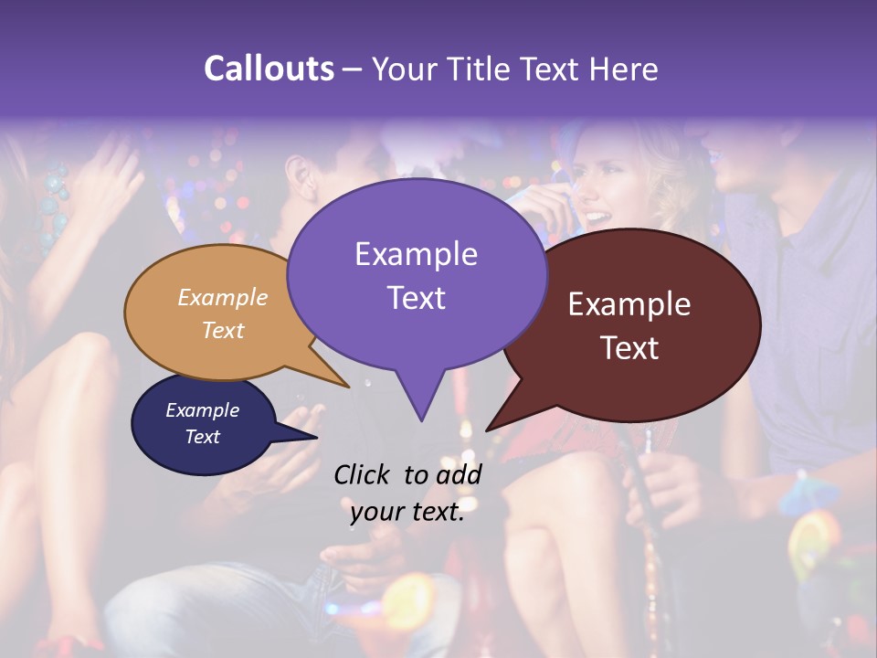 Happy Friendship Party PowerPoint Template