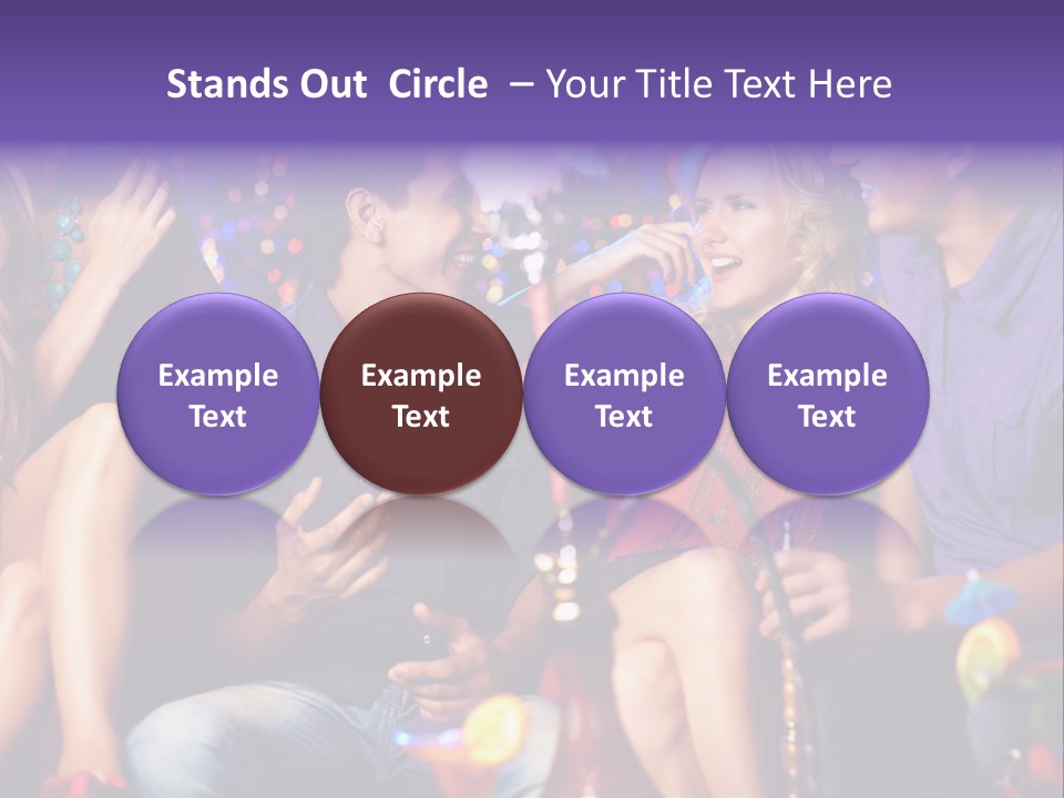 Happy Friendship Party PowerPoint Template