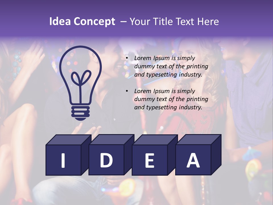 Happy Friendship Party PowerPoint Template