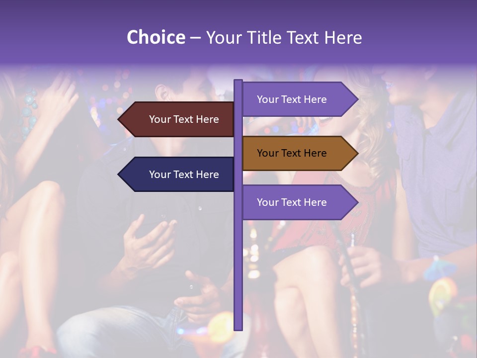 Happy Friendship Party PowerPoint Template