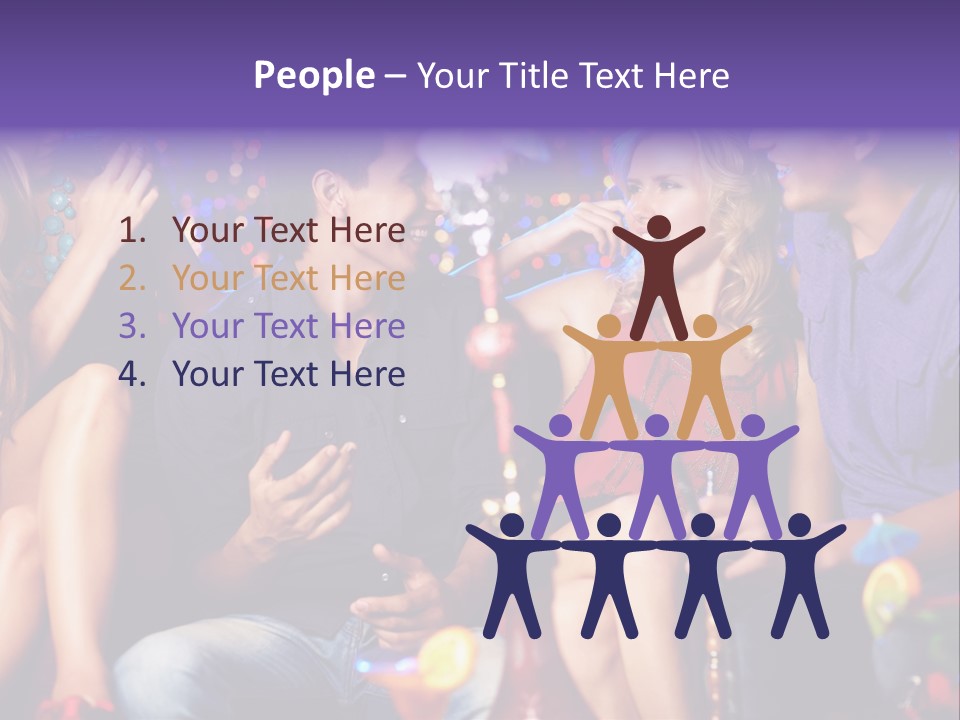 Happy Friendship Party PowerPoint Template