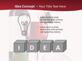 Object Liquor Green PowerPoint Template