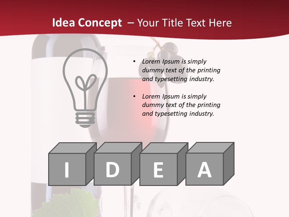 Object Liquor Green PowerPoint Template