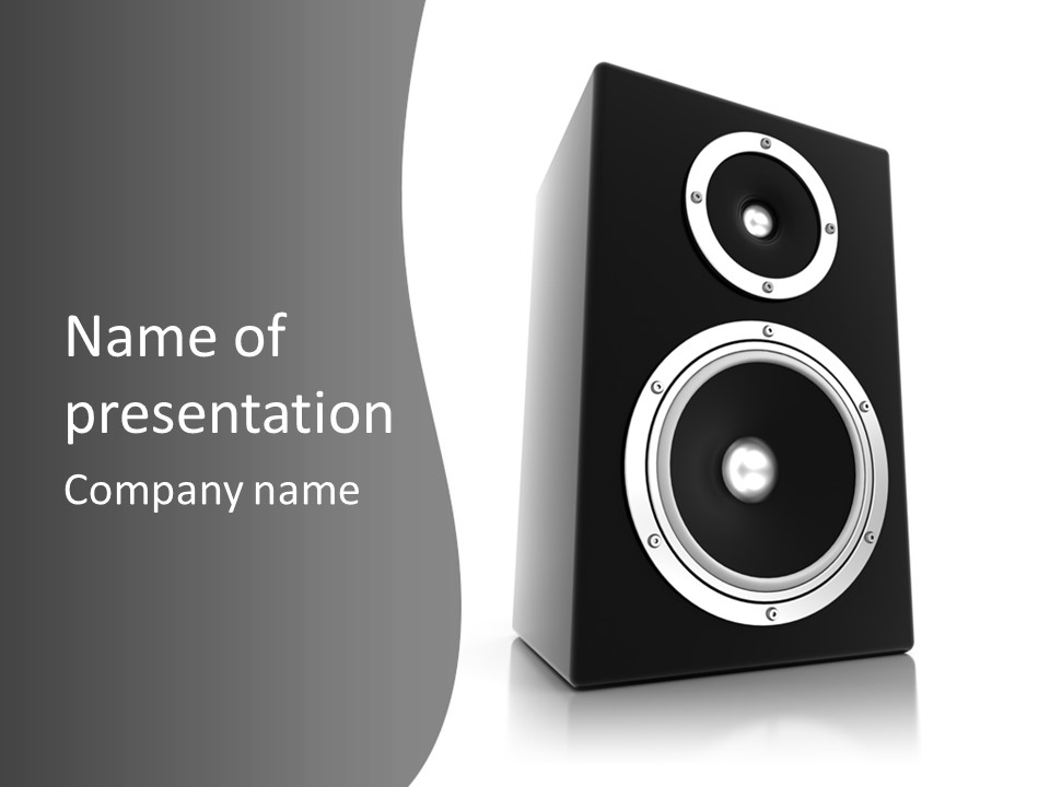 Club Instrument Music PowerPoint Template