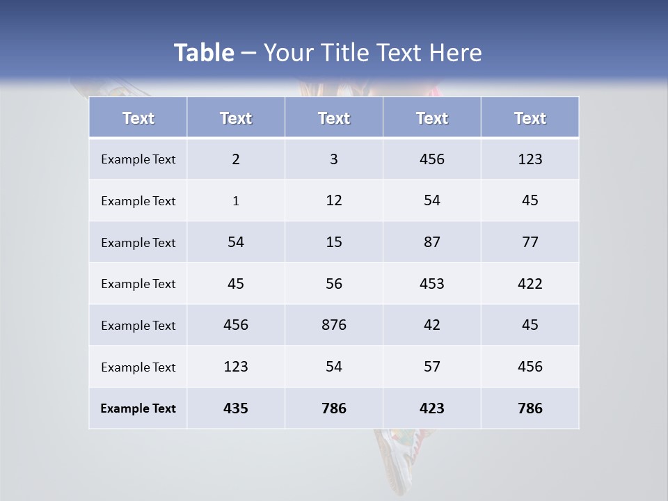 Female Aerobics One PowerPoint Template