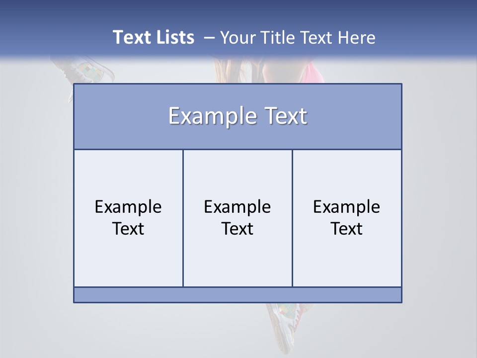 Female Aerobics One PowerPoint Template