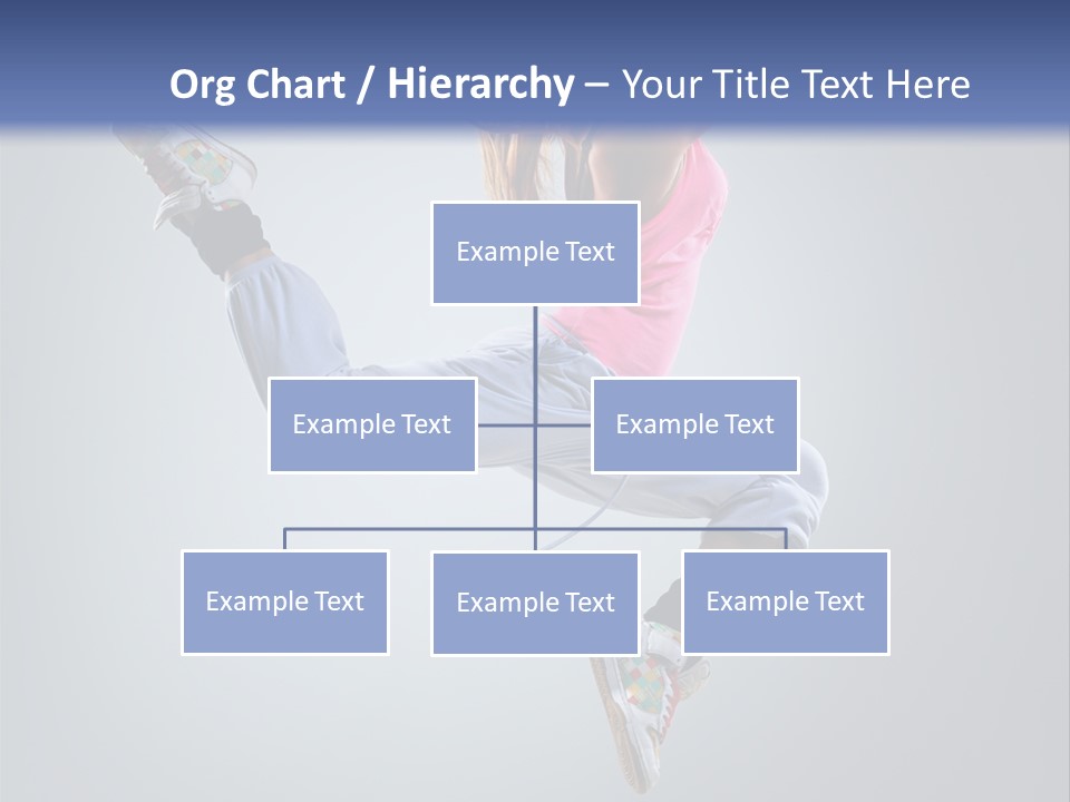 Female Aerobics One PowerPoint Template