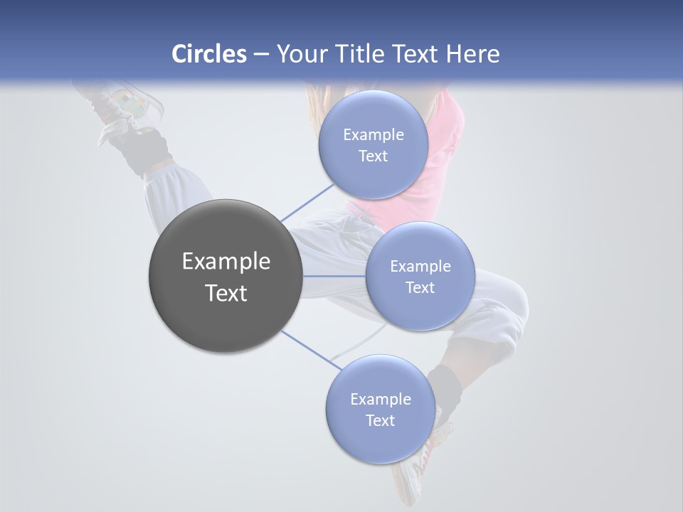 Female Aerobics One PowerPoint Template