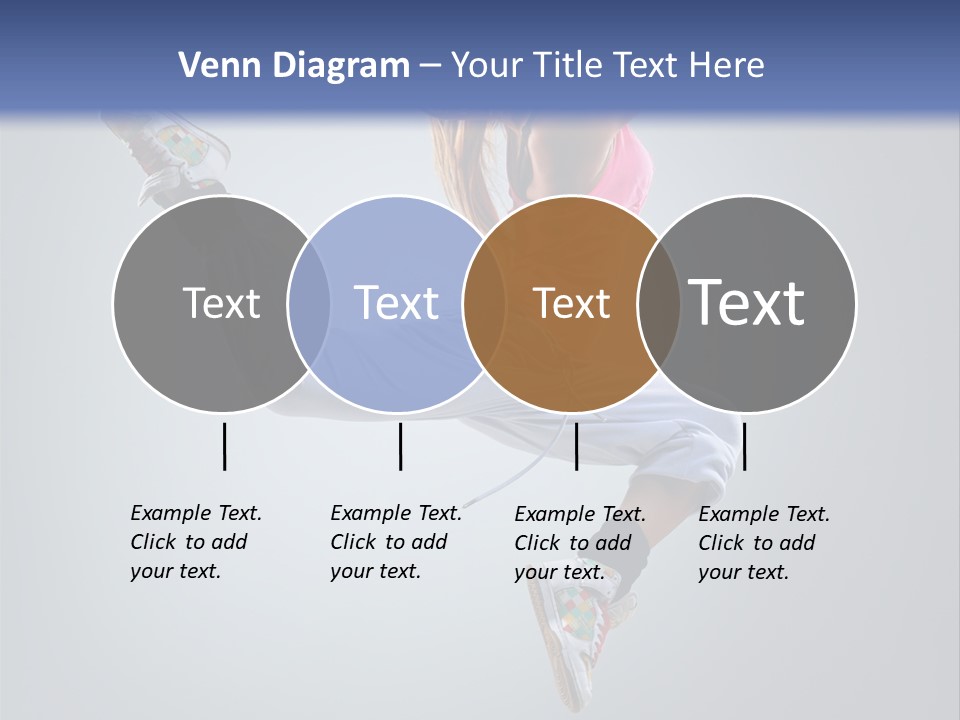 Female Aerobics One PowerPoint Template