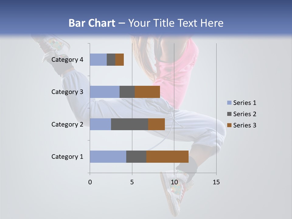 Female Aerobics One PowerPoint Template