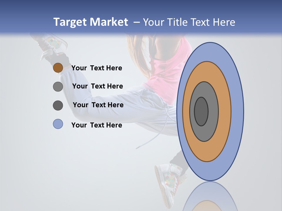 Female Aerobics One PowerPoint Template