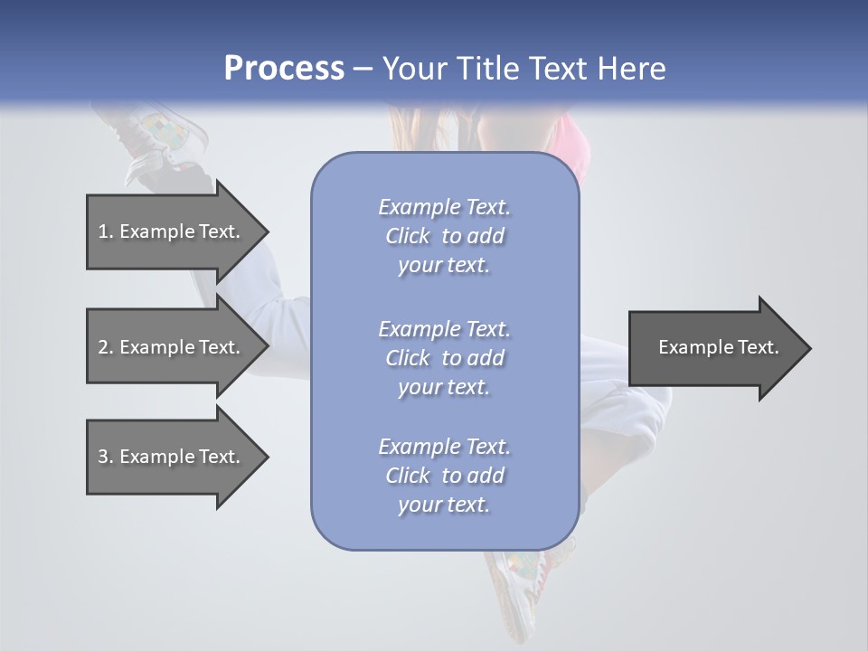 Female Aerobics One PowerPoint Template