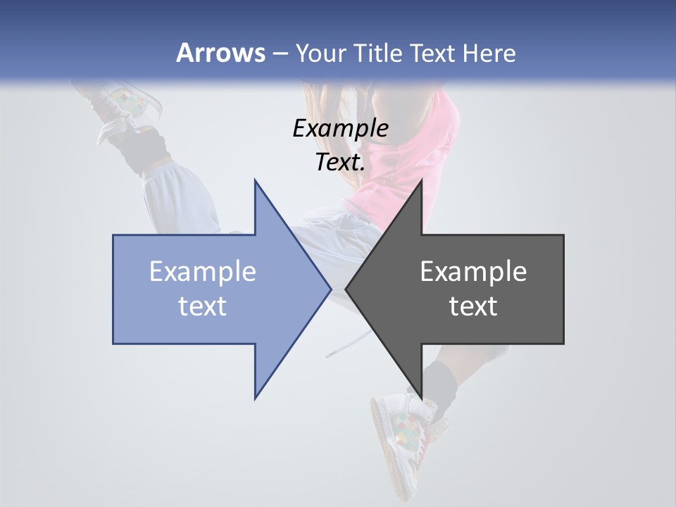 Female Aerobics One PowerPoint Template