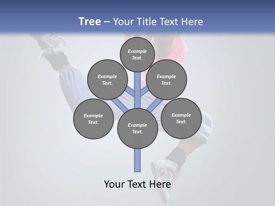 Female Aerobics One PowerPoint Template