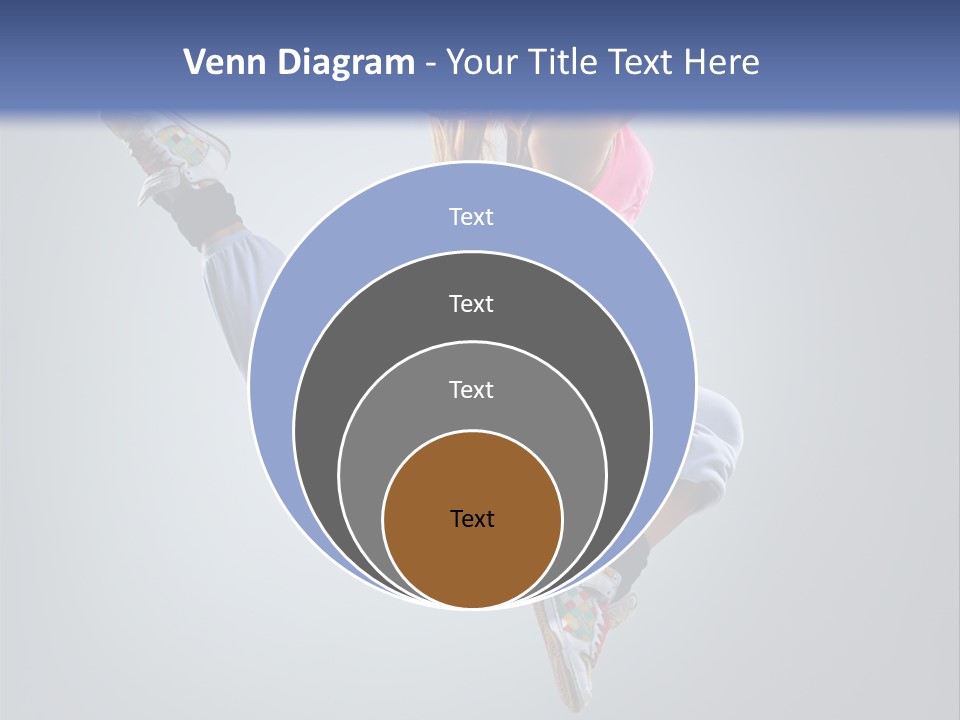 Female Aerobics One PowerPoint Template