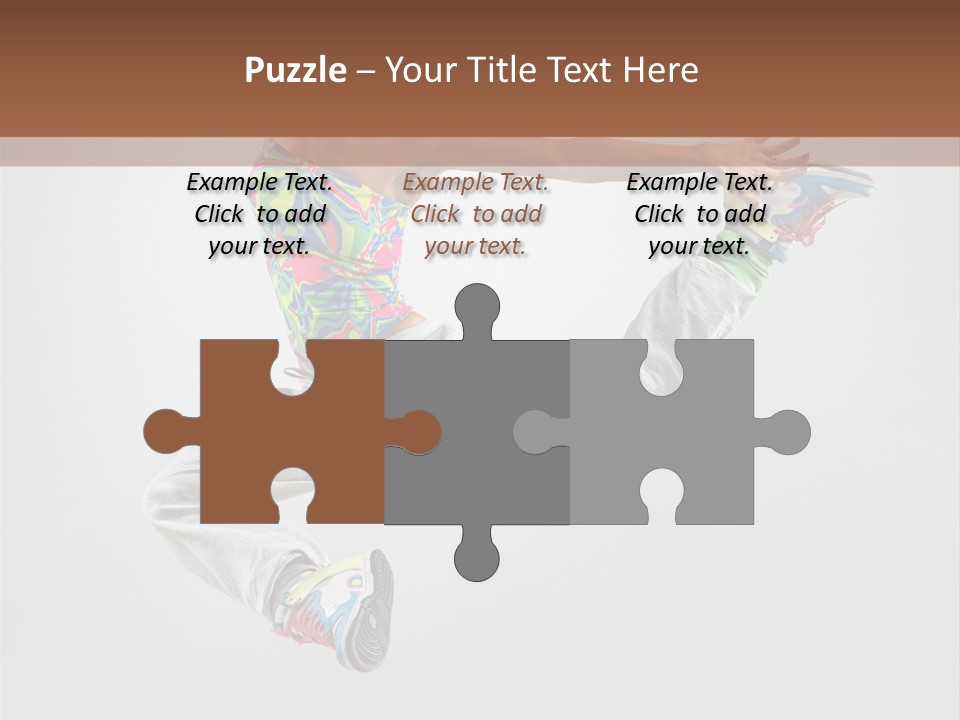 Smile Happy Jump PowerPoint Template