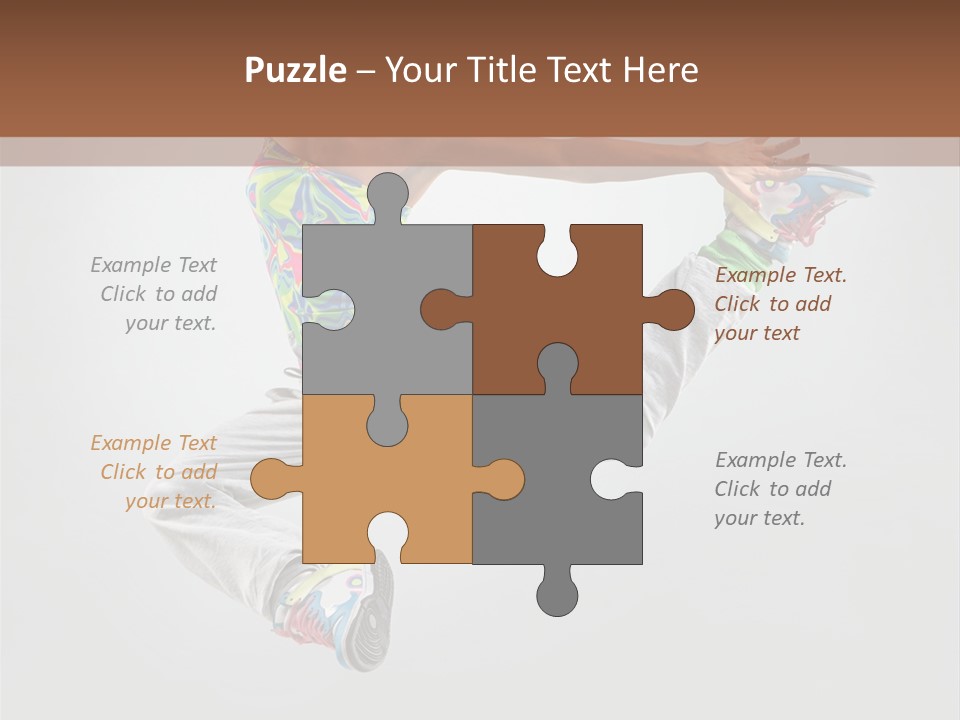 Smile Happy Jump PowerPoint Template