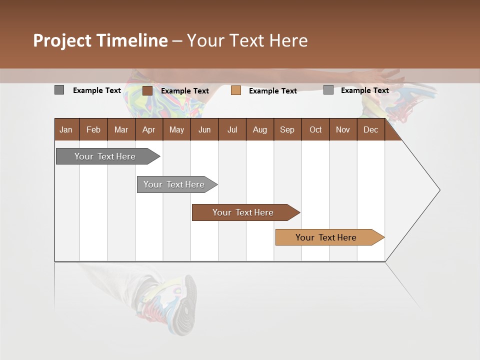 Smile Happy Jump PowerPoint Template