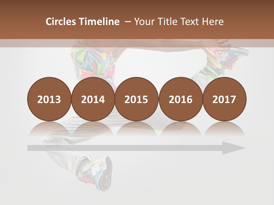 Smile Happy Jump PowerPoint Template