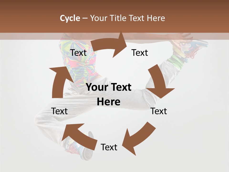 Smile Happy Jump PowerPoint Template