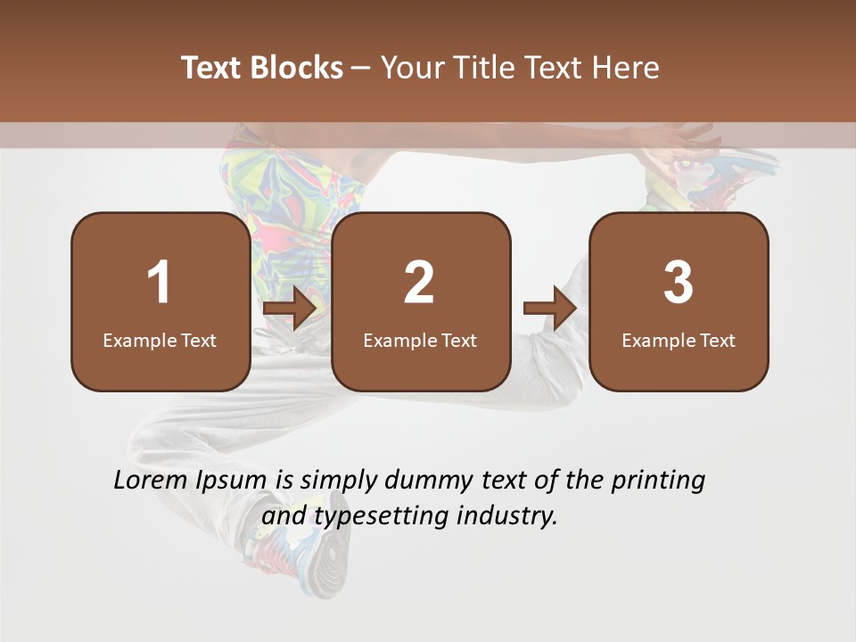 Smile Happy Jump PowerPoint Template