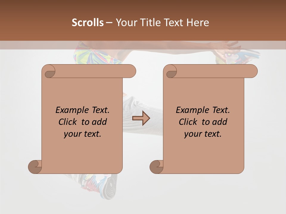 Smile Happy Jump PowerPoint Template