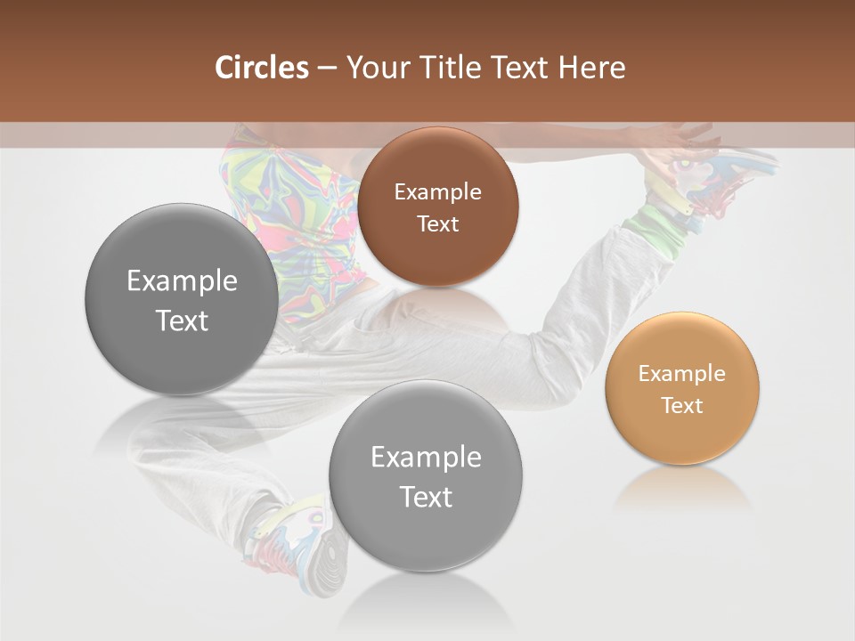 Smile Happy Jump PowerPoint Template