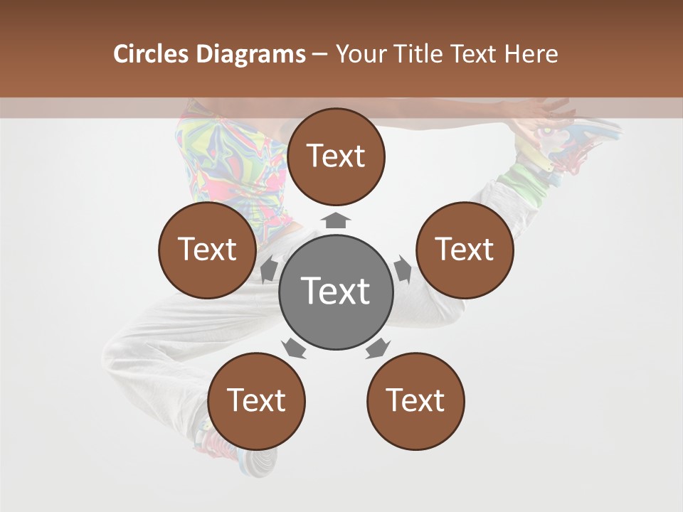 Smile Happy Jump PowerPoint Template