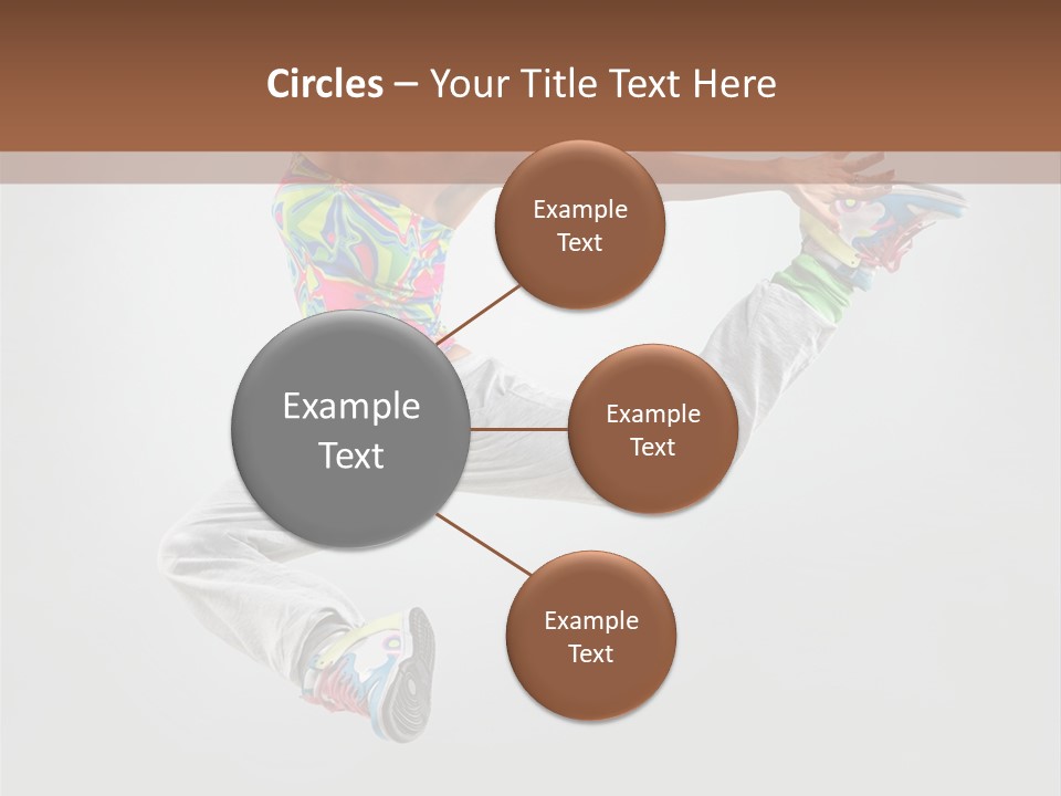 Smile Happy Jump PowerPoint Template