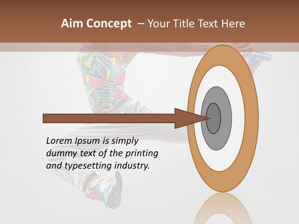 Smile Happy Jump PowerPoint Template