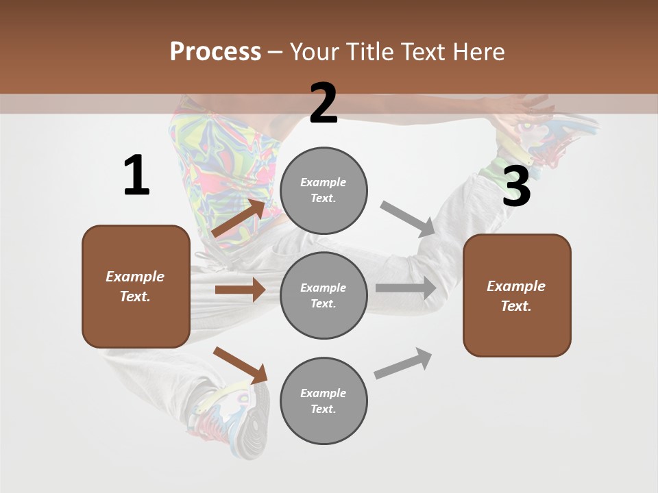Smile Happy Jump PowerPoint Template
