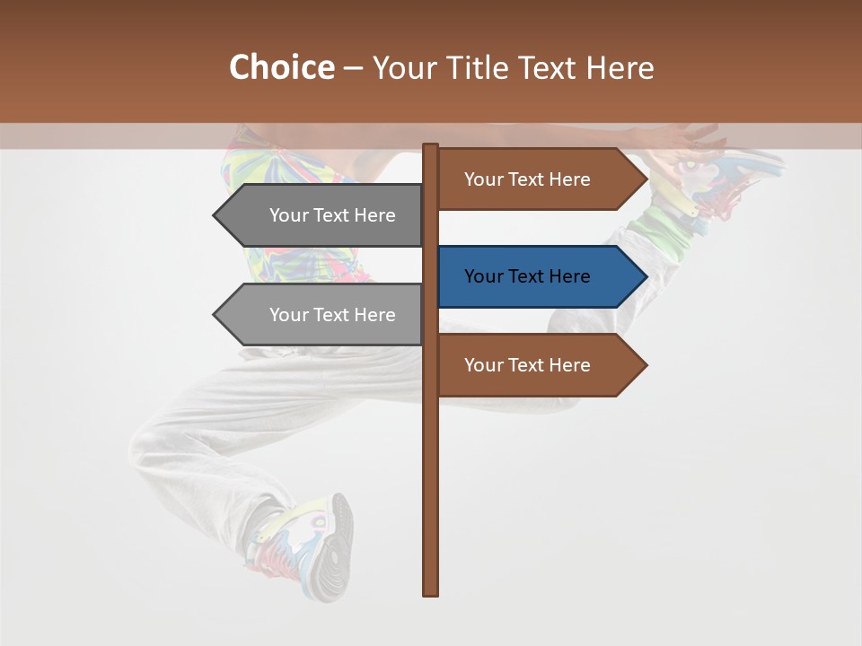 Smile Happy Jump PowerPoint Template