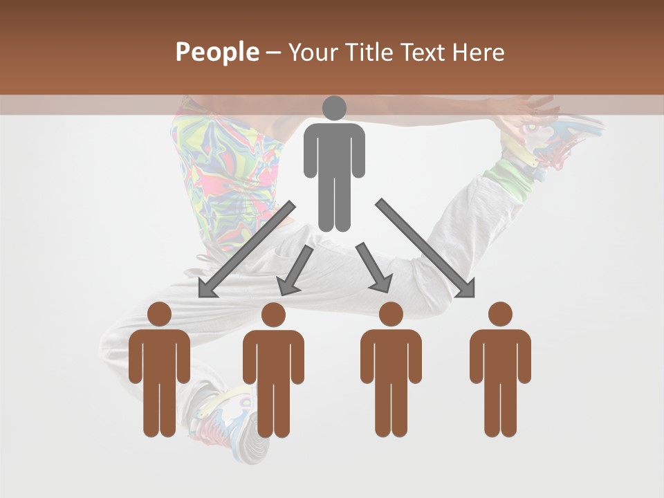 Smile Happy Jump PowerPoint Template